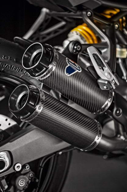 Ducati Carbon Racing Silencers (96481461A) - High Road Motorsports - Silencer - 96481461A - Ducati