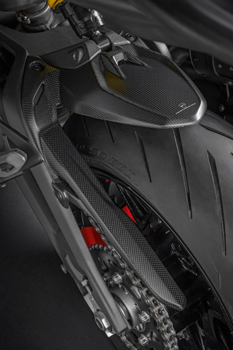 Ducati Carbon Rear Mudguard (96981421AA) - High Road Motorsports - Mud Guard - 96981421AA - Ducati