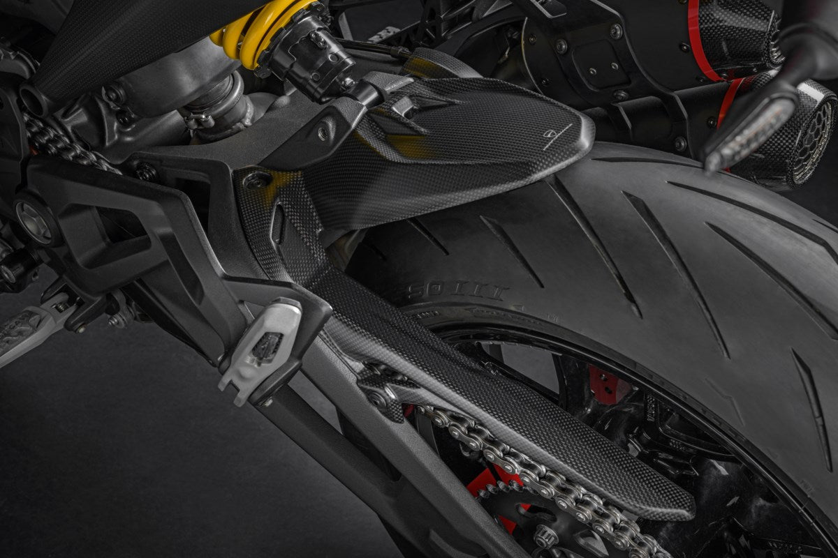 Ducati Carbon Rear Mudguard (96981421AA) - High Road Motorsports - Mud Guard - 96981421AA - Ducati