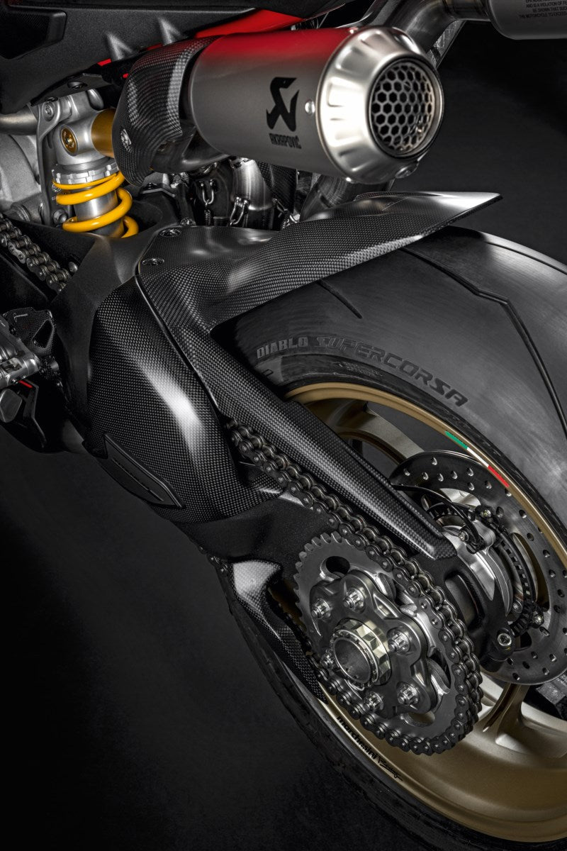Ducati Carbon Rear Mudguard (96981551AA) - High Road Motorsports - Mud Guard - 96981551AA - Ducati