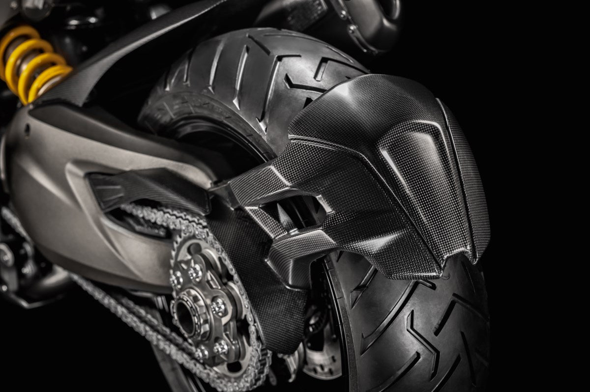 Ducati Carbon Rear Splash Guard (96980721A) - High Road Motorsports - Mud Guard - 96980721A - Ducati