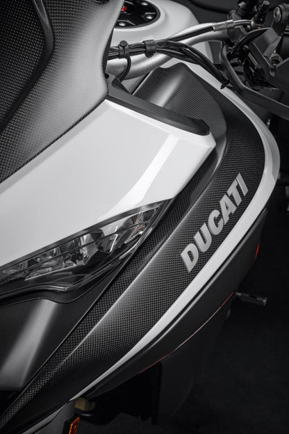 Ducati Carbon Side Covers For Air Conveyors (96980681A) - High Road Motorsports - Fairing - 96980681A - Ducati