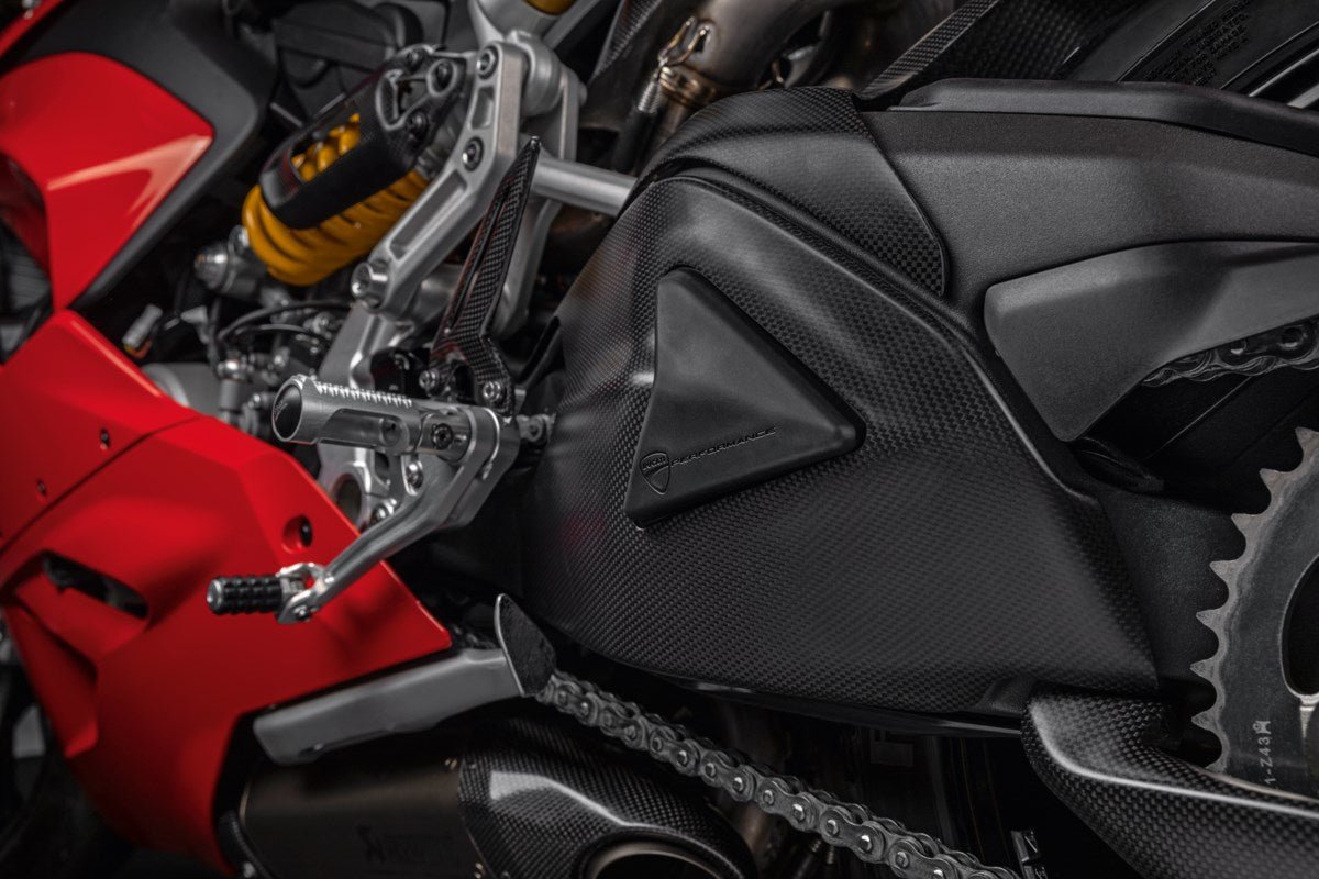 Ducati Carbon Swingarm Guard (96900212A) - High Road Motorsports - Swing Arm Guard - 96900212A - Ducati