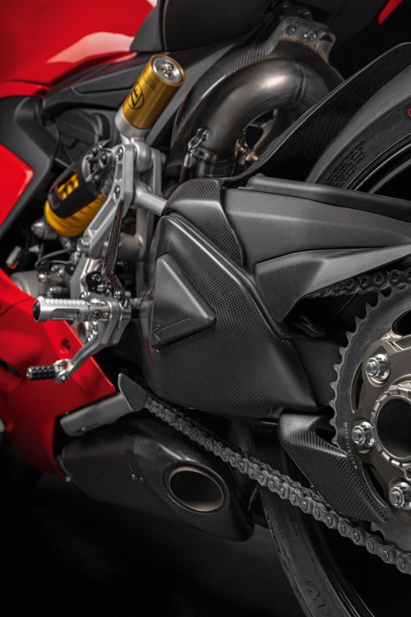 Ducati Carbon Swingarm Guard (96900212A) - High Road Motorsports - Swing Arm Guard - 96900212A - Ducati