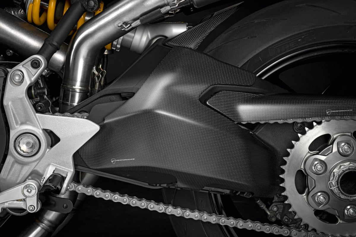 Ducati Carbon Swingarm Guard (96980891A) - High Road Motorsports - Swing Arm Guard - 96980891A - Ducati