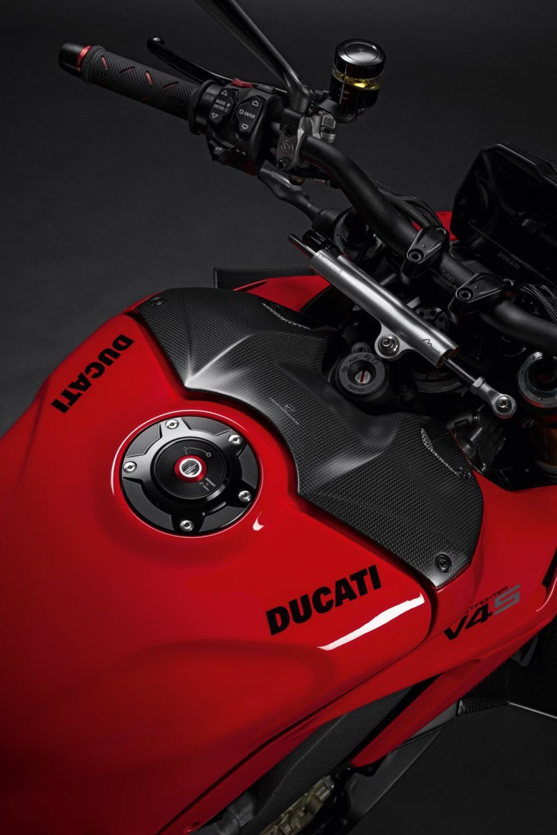 Ducati Carbon Tank Cover (96981611AA) - High Road Motorsports - Tank Protector - 96981611AA - Ducati