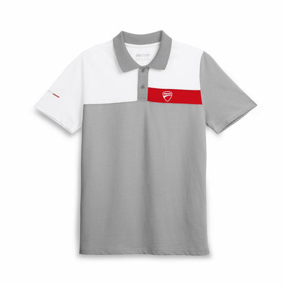 Ducati Color Block Polo Shirt - High Road Motorsports - T-Shirt - 987707852 - Ducati