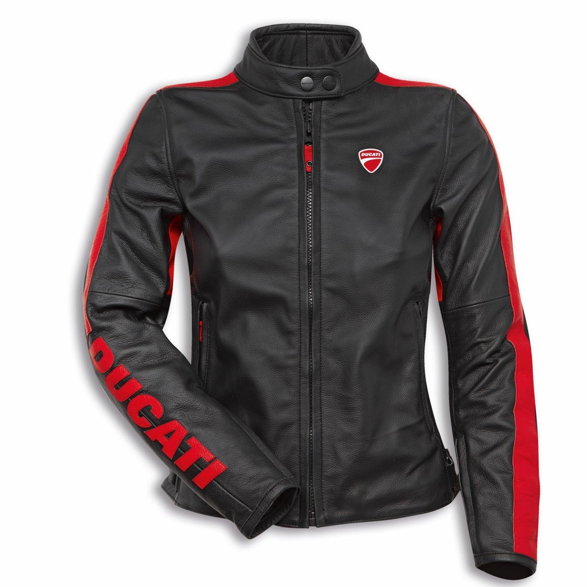 Ducati Company C4 Women's Leather Jacket - High Road Motorsports - Motorcycle Jacket - 981075240 - Ducati