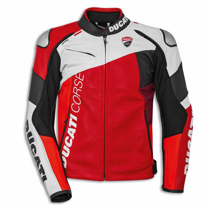 Ducati Corse C6 Perforated Leather Jacket - High Road Motorsports - Motorcycle Jacket - 981074546 - Ducati