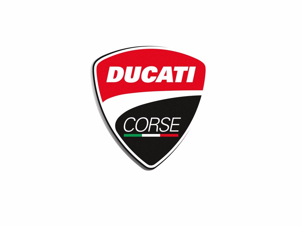 Ducati Corse Shield Metal Sign - High Road Motorsports - Metal Sign - 987709332 - Ducati