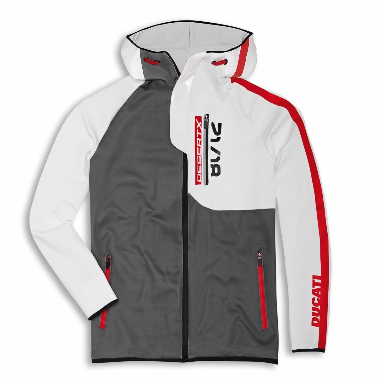 Ducati DesertX Zip Hoodie - High Road Motorsports - Hoodie - 987705732 - Ducati
