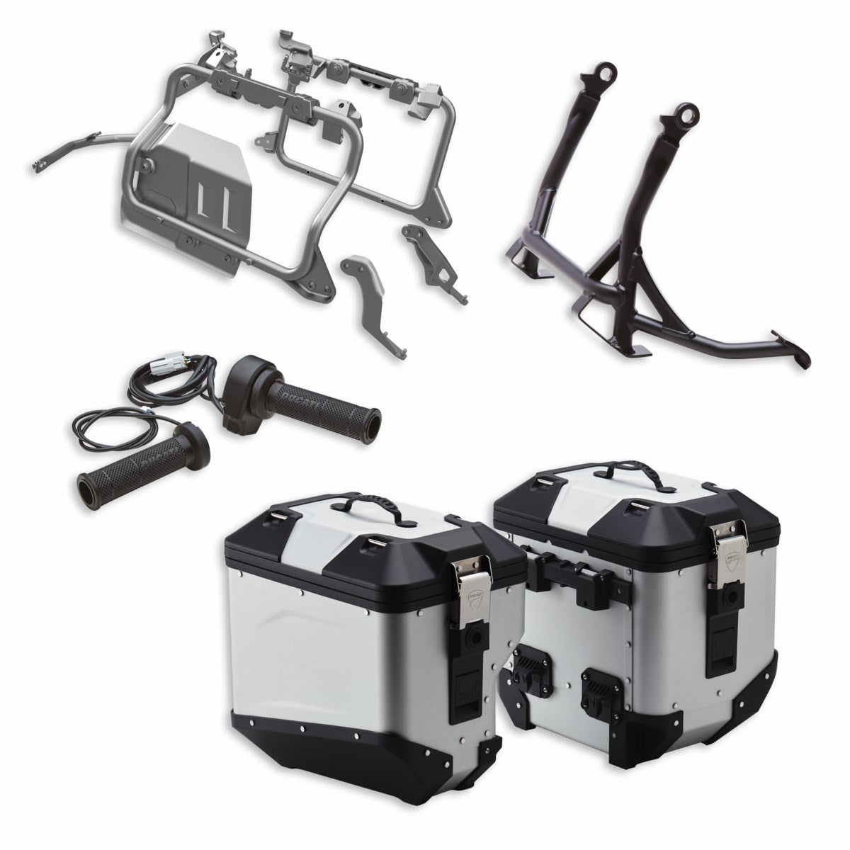 Ducati Multistrada V4 Touring Aluminium Accessory Package (97981241BA) - High Road Motorsports - Accessory Package - 97981241BA - Ducati
