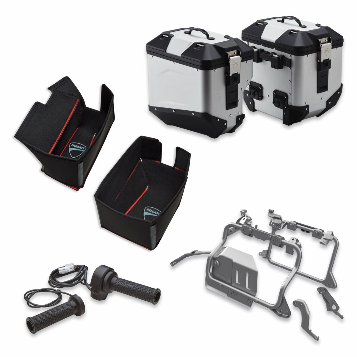 Ducati Multistrada V4 Touring Aluminium Accessory Package (97981291AA) - High Road Motorsports - Accessory Package - 97981291AA - Ducati