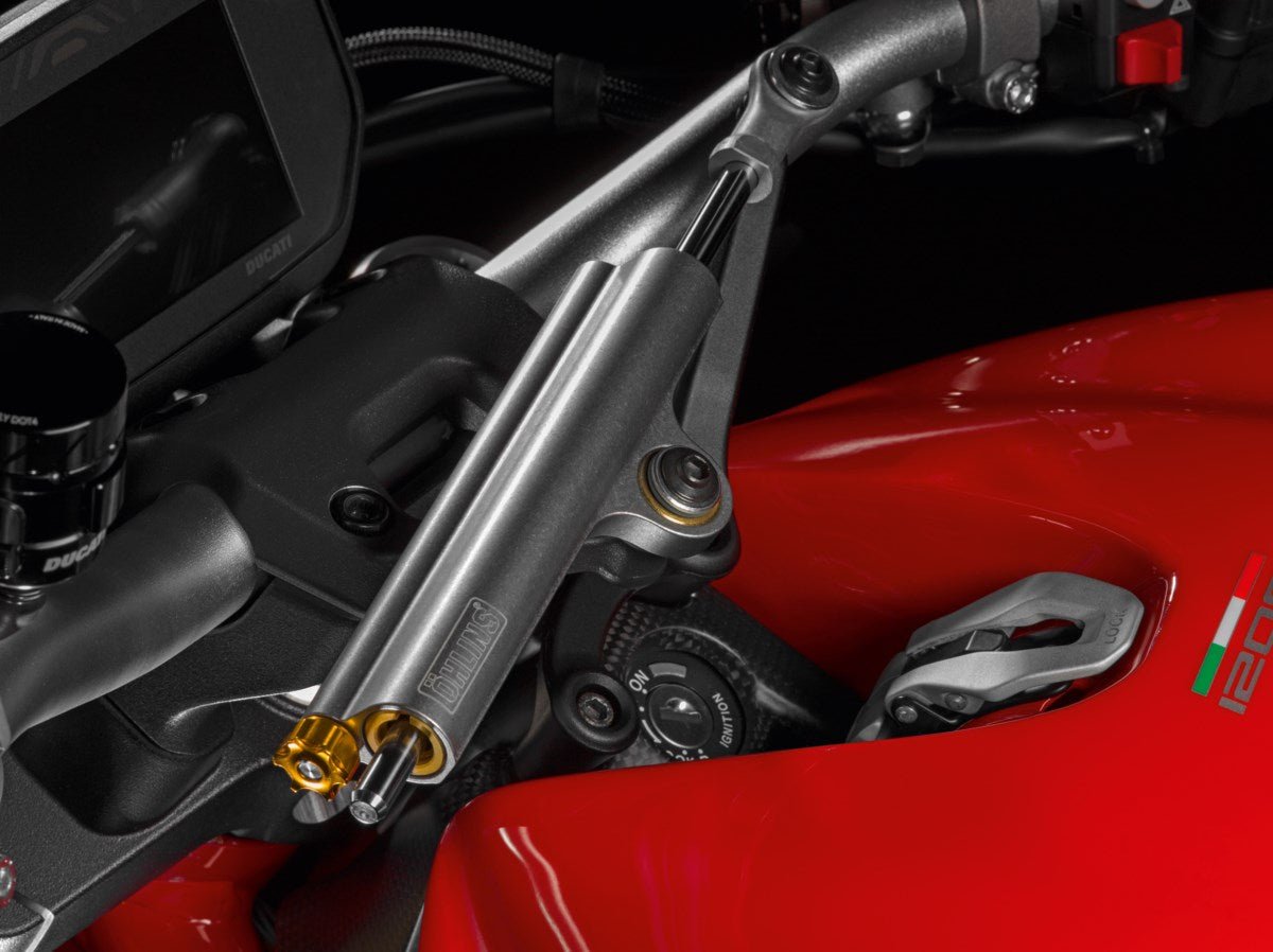 Ducati Ohlins Adjustable Steering Damper (96280161A) - High Road Motorsports - Steering Damper - 96280161A - Ducati