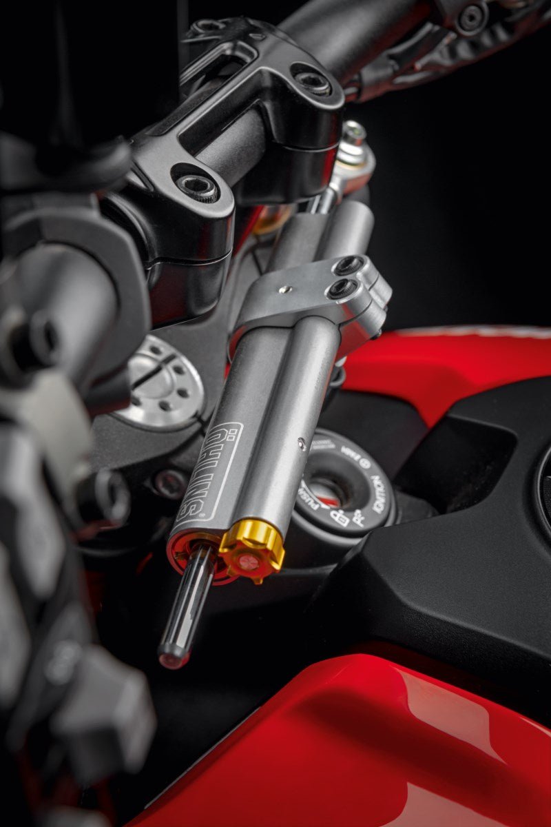 Ducati Ohlins Adjustable Steering Damper (96280591AA) - High Road Motorsports - Steering Damper - 96280591AA - Ducati