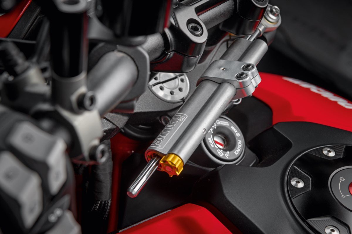 Ducati Ohlins Adjustable Steering Damper (96280591AA) - High Road Motorsports - Steering Damper - 96280591AA - Ducati