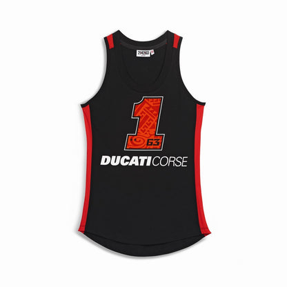 Ducati PB1 Black Line Women's Tank Top - High Road Motorsports - Tank Top - 987710352 - Ducati