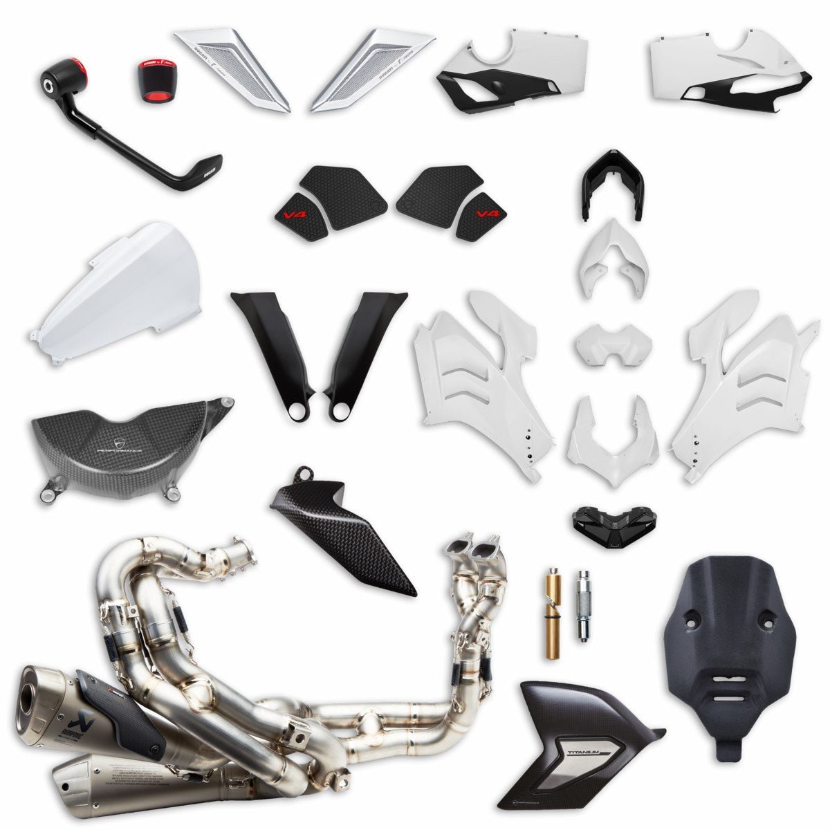 Ducati Racing Panigale V4 Accessory Package (97980973AA) - High Road Motorsports - Accessory Package - 97980973AA - Ducati