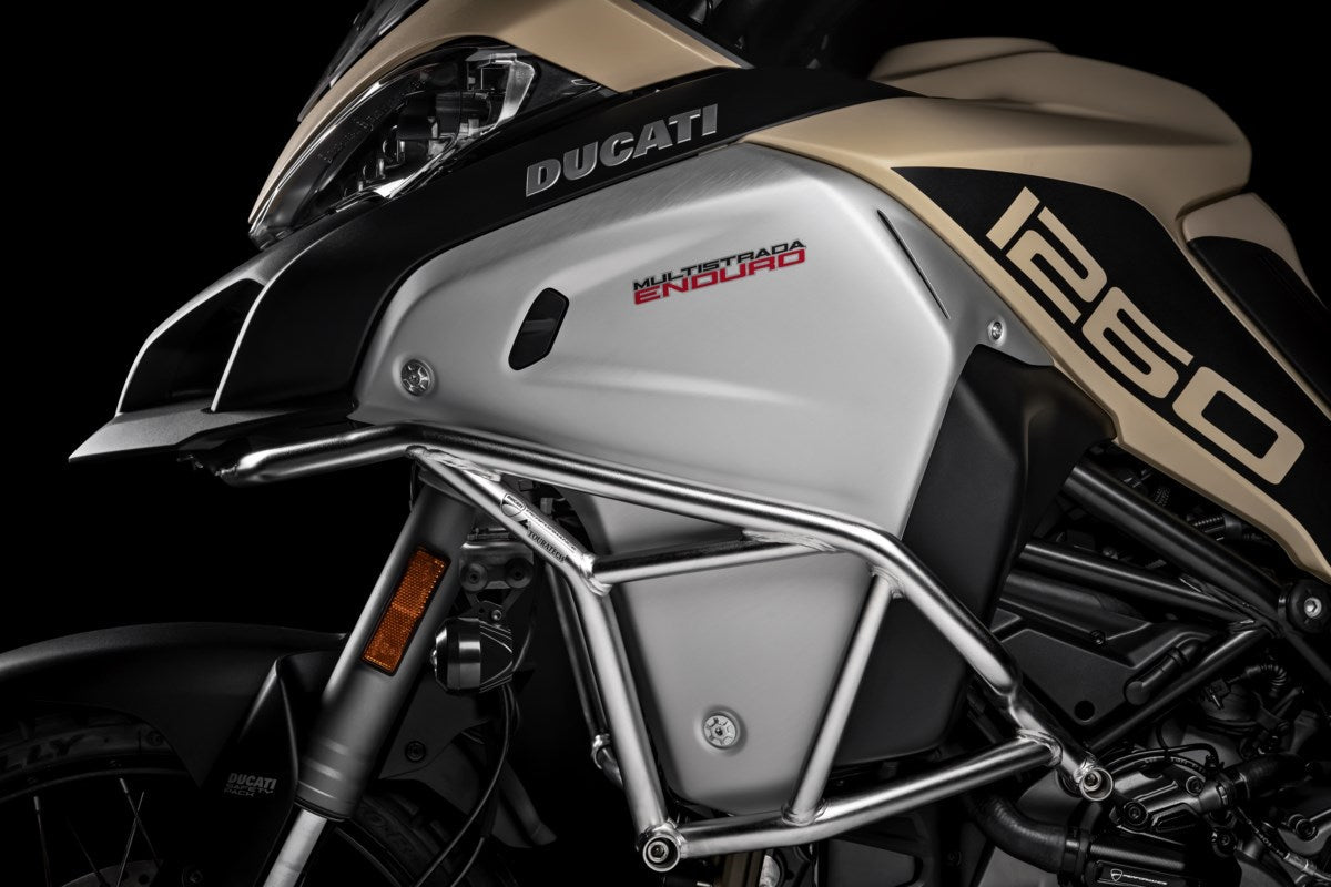 Ducati Side Tank Protectors In Steel Tubing (96780861C) - High Road Motorsports - Tank Protector - 96780861C - Ducati