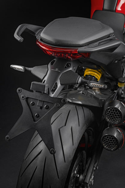 Ducati Underseat Aluminium Number Plate Holder (97381881AA) - High Road Motorsports - Plate Holder - 97381881AA - Ducati