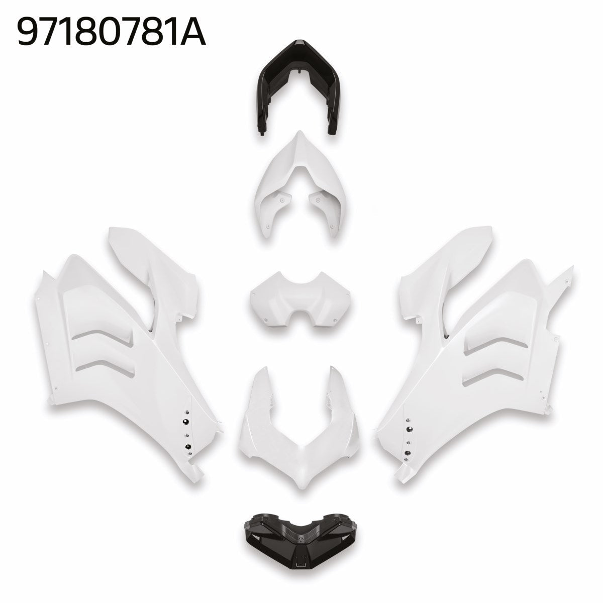 Ducati Upper Racing Fairing Kit (97180781A) - High Road Motorsports - Fairing - 97180781A - Ducati