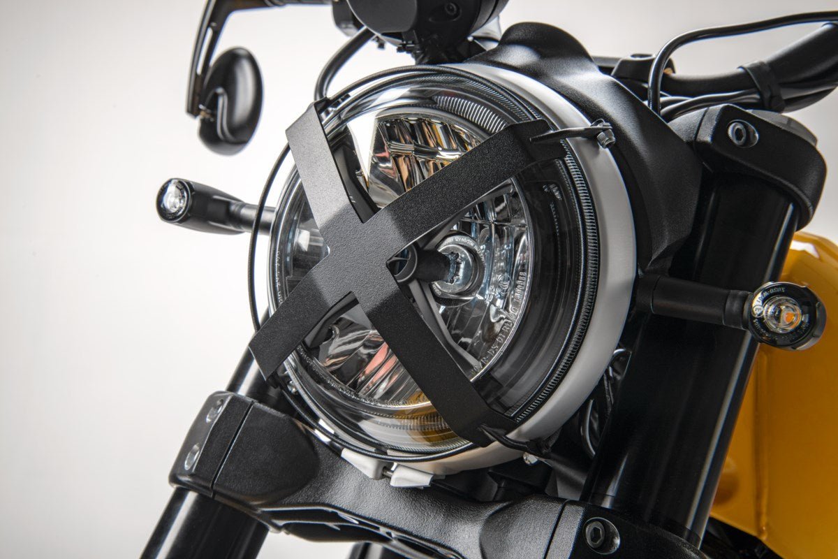 Ducati X-Shaped Headlight Protection (97380741A) - High Road Motorsports - Grille - 97380741A - Ducati