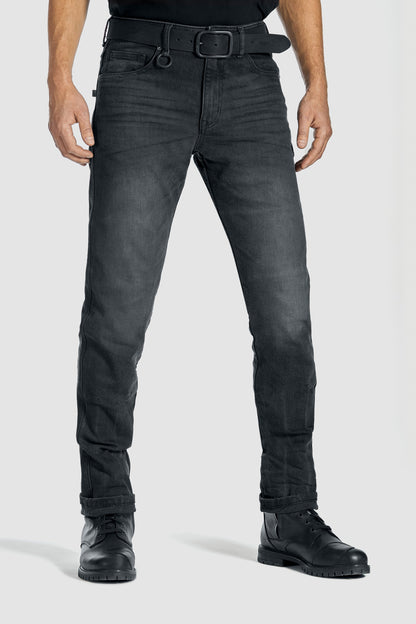 PANDO MOTO Robby Slim Black Jeans