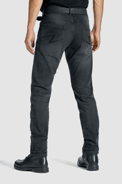 PANDO MOTO Robby Slim Black Jeans