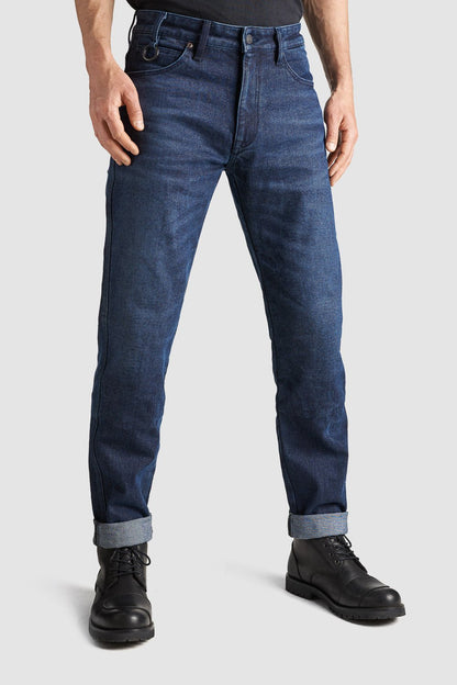 PANDO MOTO Arnie Slim Blue Jeans - High Road Motorsports - Motorcycle Pants - ARNIE-SLIM-BLUE-W28-L34 - Pando Moto