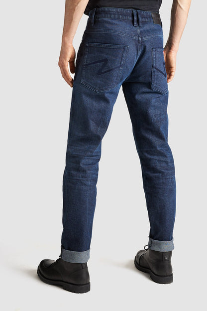 PANDO MOTO Arnie Slim Blue Jeans - High Road Motorsports - Motorcycle Pants - ARNIE-SLIM-BLUE-W28-L34 - Pando Moto