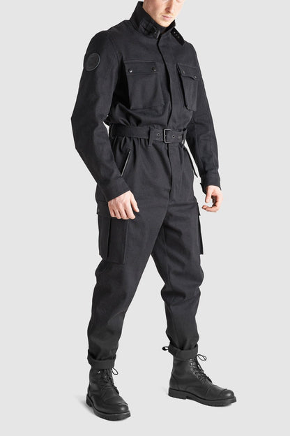 PANDO MOTO Brat Jumpsuit - High Road Motorsports - Motorcycle Suit - BRAT-SUIT-BLACK-XXS - Pando Moto