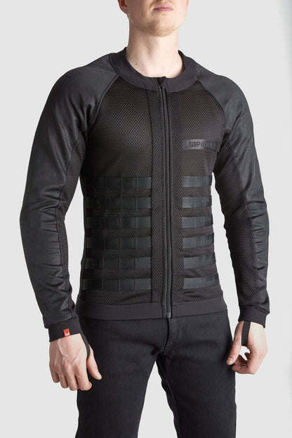 PANDO MOTO Commando Armored Shirt - High Road Motorsports - Armored Shirt - COMMANDO-UH-BLACK-XXS - Pando Moto