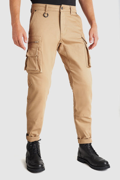 PANDO MOTO Desert Cargo Pants - High Road Motorsports - Motorcycle Pants - DESERT-CARGO-BEIGE-W28-L34 - Pando Moto