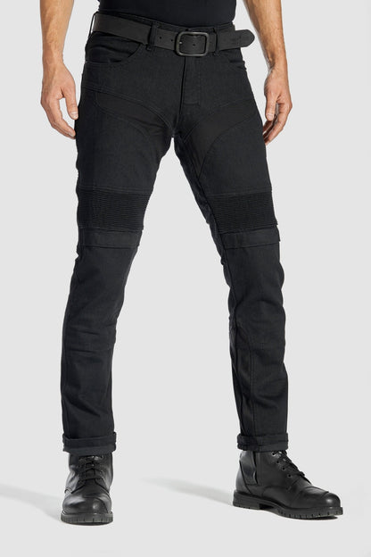 PANDO MOTO Karldo Slim Jeans - High Road Motorsports - Motorcycle Pants - KARLDO-SLIM-BLACK-W28-L34 - Pando Moto