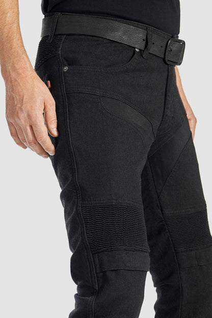 PANDO MOTO Karldo Slim Jeans - High Road Motorsports - Motorcycle Pants - KARLDO-SLIM-BLACK-W28-L34 - Pando Moto