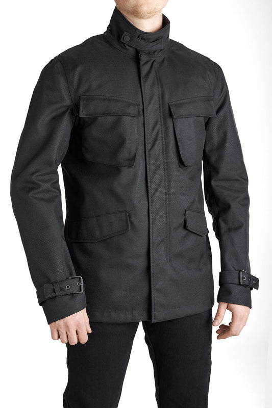 PANDO MOTO M65 WP Jacket Black - High Road Motorsports - Motorcycle Jacket - M65-WP-JACKET-BLACK-XXS - Pando Moto