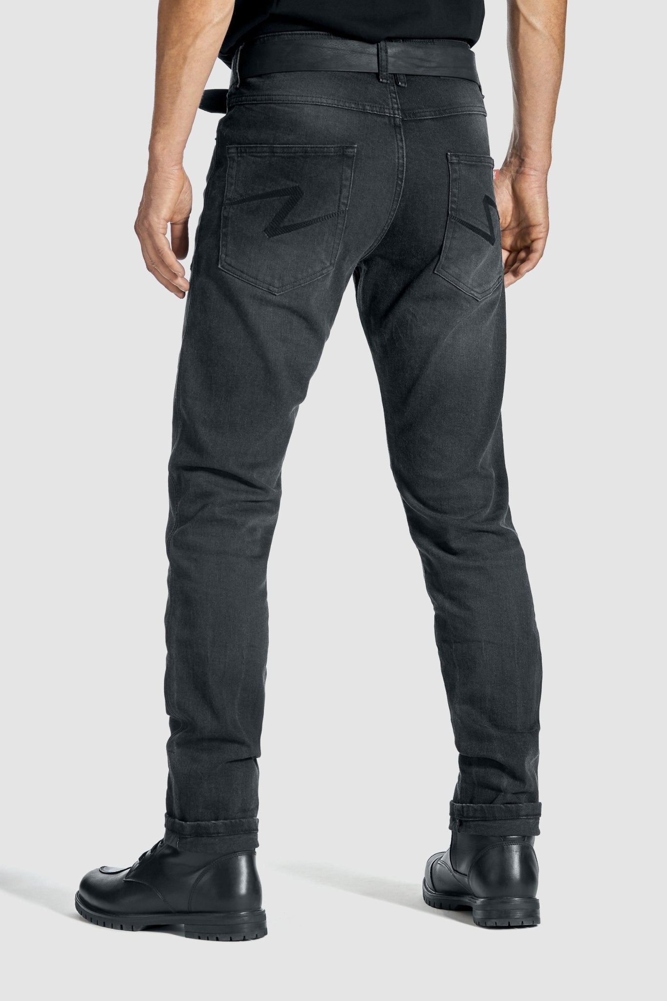 PANDO MOTO Robby Slim Jeans - High Road Motorsports - Motorcycle Pants - ROBBY-SLIM-BLACK-W28-L34 - Pando Moto
