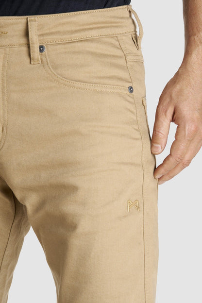 PANDO MOTO Robby Slim Jeans - High Road Motorsports - Motorcycle Pants - ROBBY-SLIM-BEIGE-W28-L34 - Pando Moto