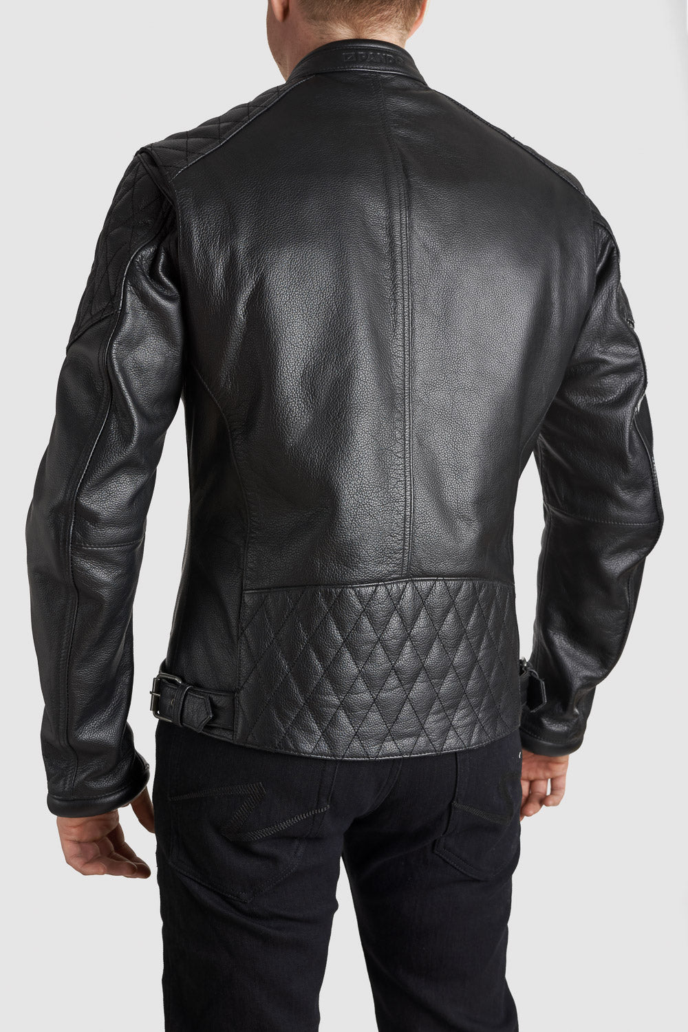 PANDO MOTO Twin Leather Jacket - High Road Motorsports - Motorcycle Jacket - TWIN-LEATHER-JACKET-BLACK-XXS - Pando Moto
