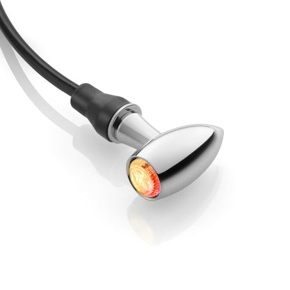 Rizoma Club S Turn Signal (3 Function) (FR155CH) - High Road Motorsports - Indicators - FR155CH - Rizoma
