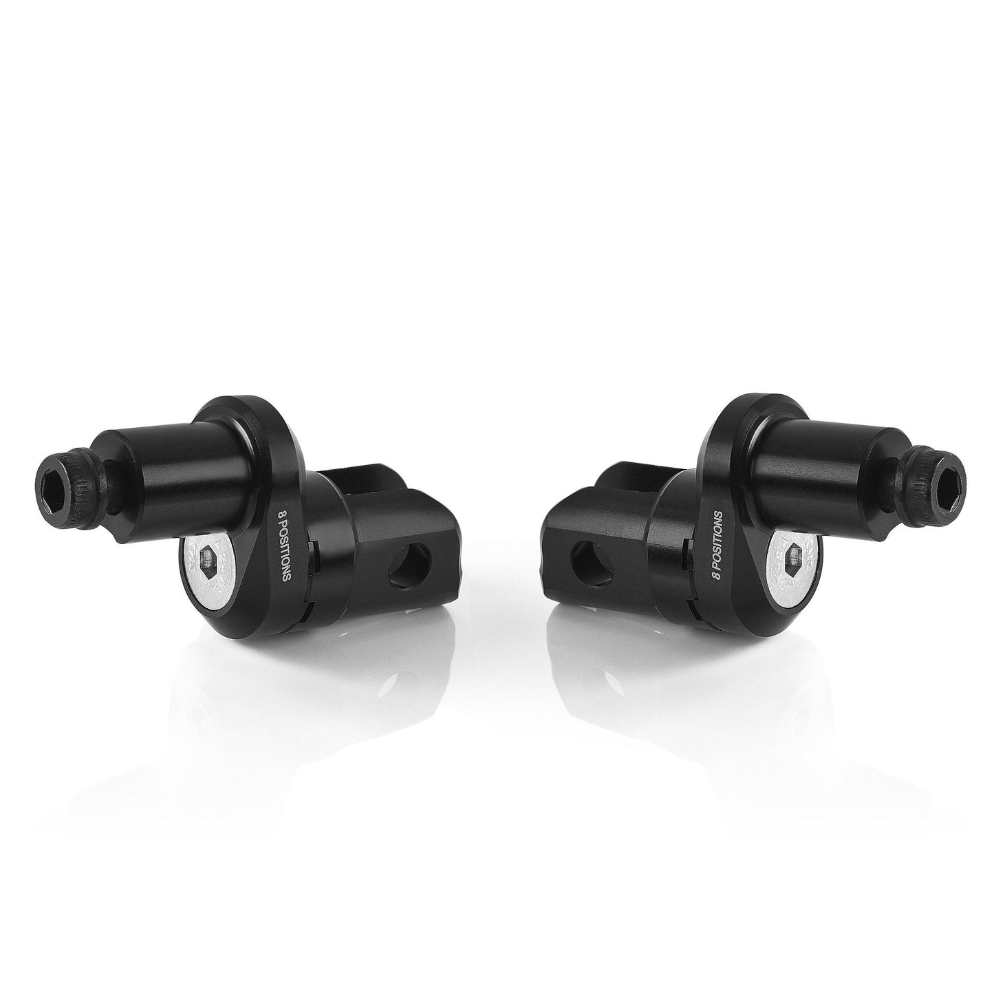 Rizoma Eccentric Adjustable Rider Pegs Mounting Kit (PE664B) - High Road Motorsports - Mount - PE664B - Rizoma
