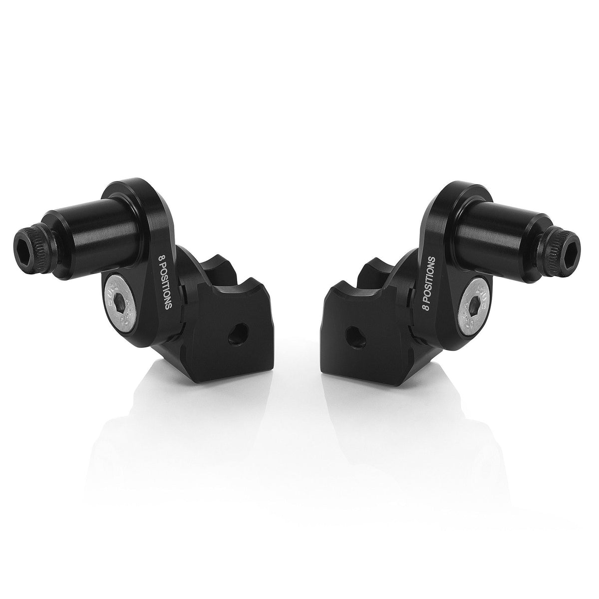 Rizoma Eccentric Adjustable Rider Pegs Mounting Kit (PE715B) - High Road Motorsports - Mount - PE715B - Rizoma
