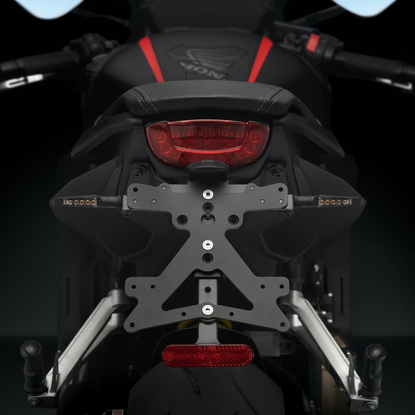 Rizoma Fox License Plate Holder Kit (PT117B) - High Road Motorsports - Plate Holder - PT117B - Rizoma