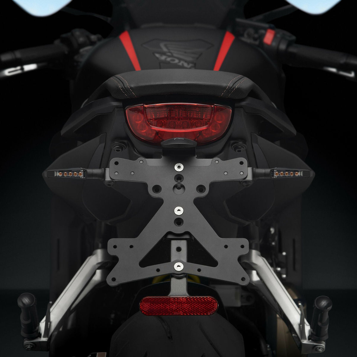Rizoma Fox License Plate Holder Kit (PT117B) - High Road Motorsports - Plate Holder - PT117B - Rizoma