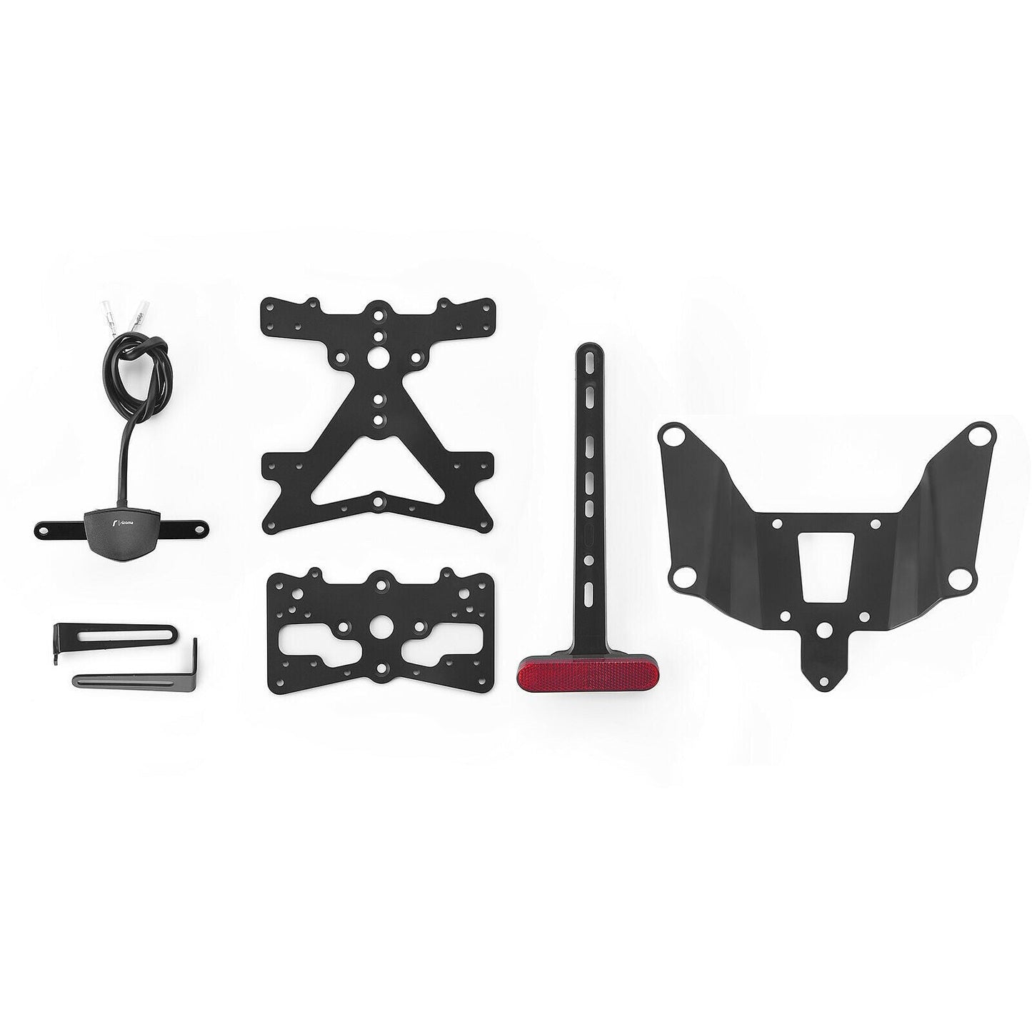 Rizoma Fox License Plate Holder Kit (PT117B) - High Road Motorsports - Plate Holder - PT117B - Rizoma