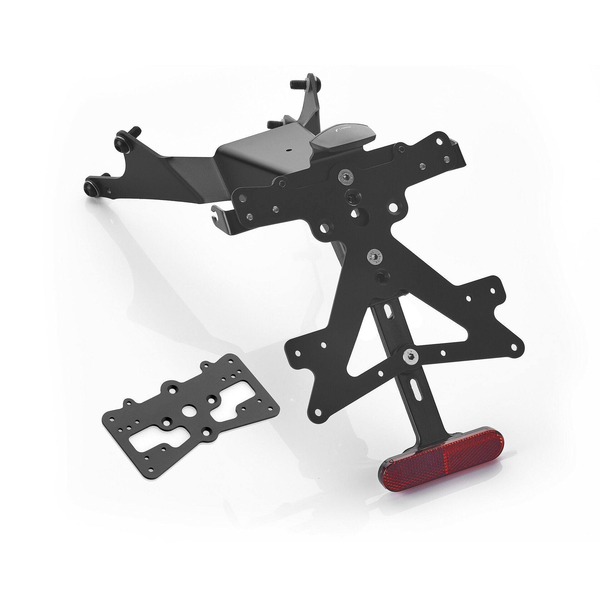 Rizoma Fox License Plate Holder Kit (PT121B) - High Road Motorsports - Plate Holder - PT121B - Rizoma