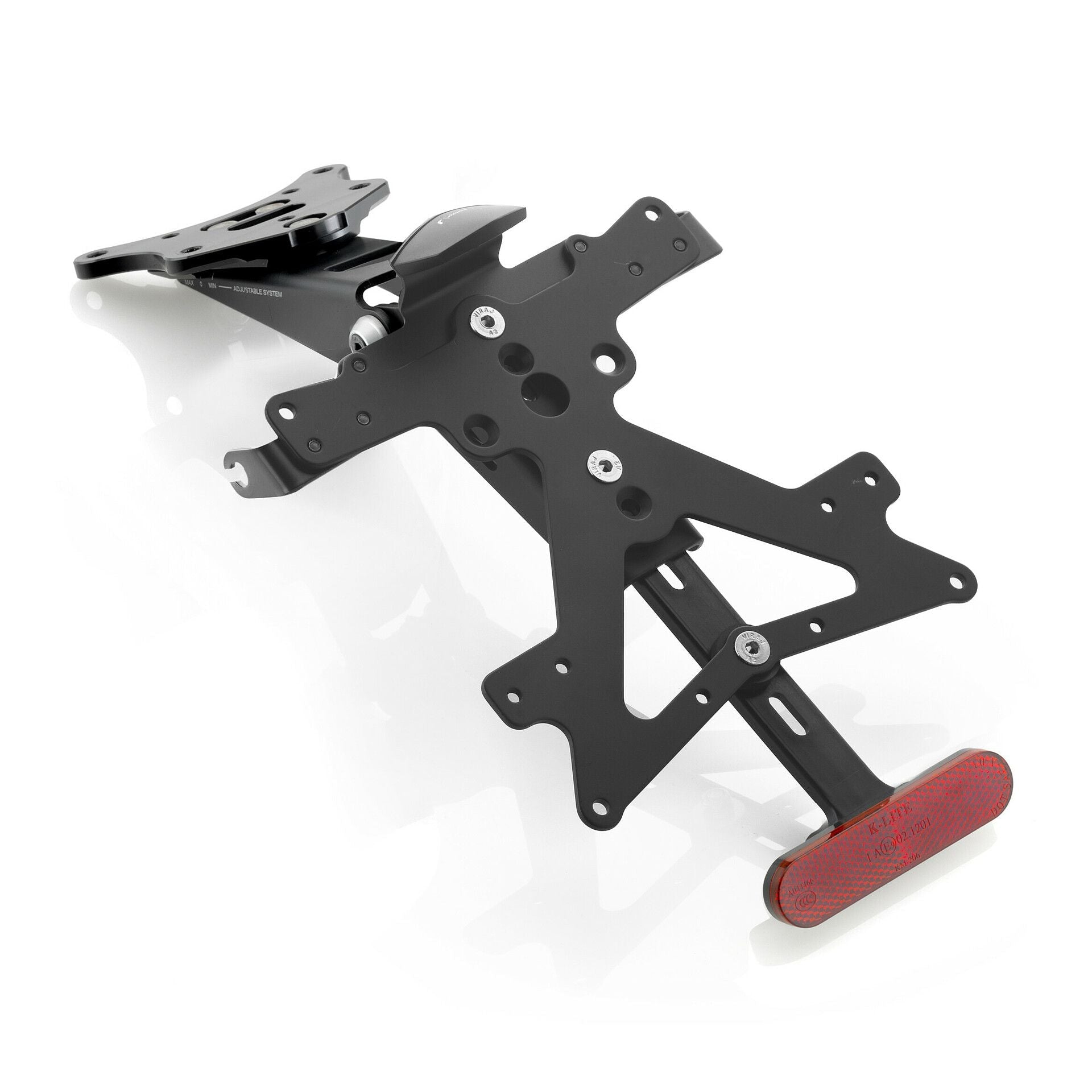 Rizoma Fox License Plate Holder Kit (PT214B) - High Road Motorsports - Plate Holder - PT214B - Rizoma