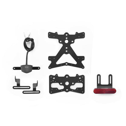 Rizoma Fox License Plate Holder Kit (PT224B) - High Road Motorsports - Plate Holder - PT224B - Rizoma