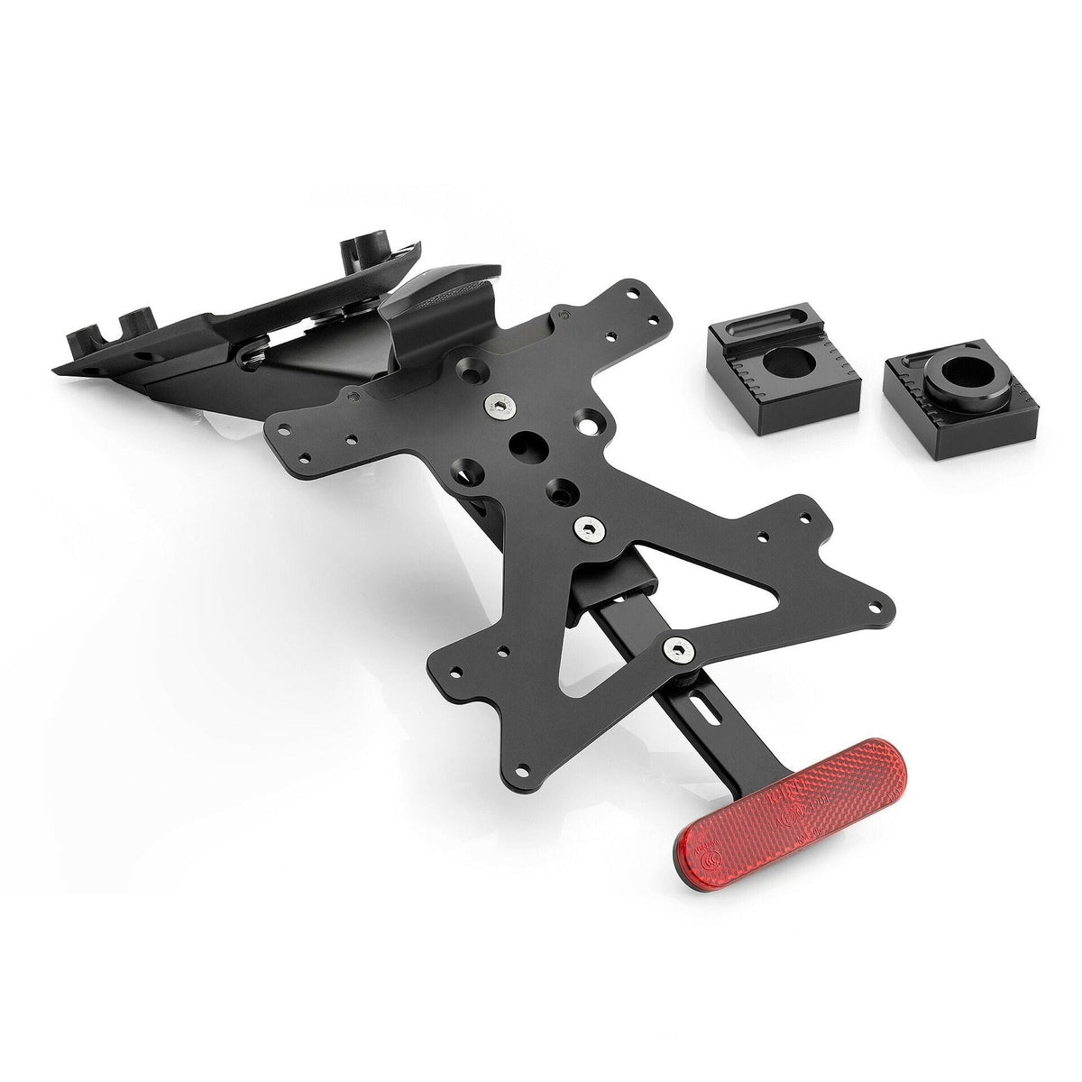 Rizoma Fox License Plate Holder Kit (PT227B) - High Road Motorsports - Plate Holder - PT227B - Rizoma