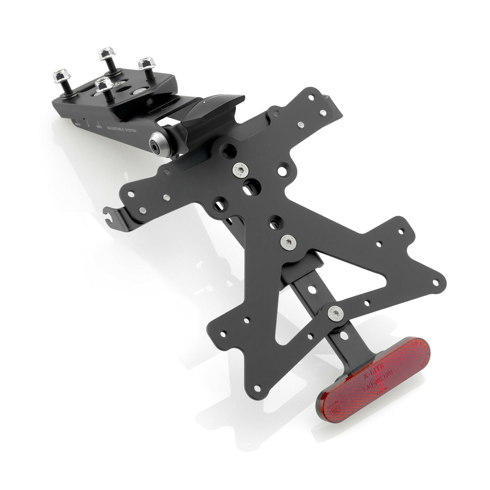 Rizoma Fox License Plate Holder Kit (PT315B) - High Road Motorsports - Plate Holder - PT315B - Rizoma